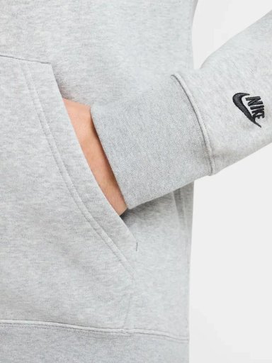 POLERÓN HOMBRE NIKE HJ2159-063 ALGODÓN GRIS HOODIE CLUB - 5