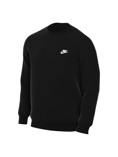 POLERÓN HOMBRE NIKE FN3886-010 NEGRO CUELLO REDONDO CLUB - 1