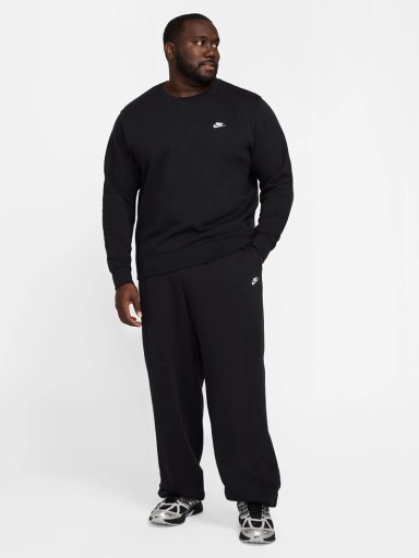 POLERÓN HOMBRE NIKE FN3886-010 NEGRO CUELLO REDONDO CLUB - 7