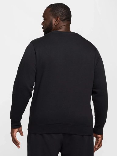 POLERÓN HOMBRE NIKE FN3886-010 NEGRO CUELLO REDONDO CLUB - 4