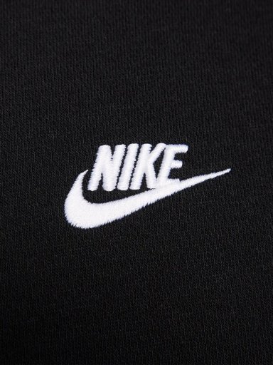 POLERÓN HOMBRE NIKE FN3886-010 NEGRO CUELLO REDONDO CLUB - 6