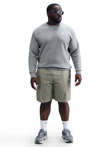 POLERÓN HOMBRE NIKE FN3886-063 GRIS CUELLO REDONDO CLUB - 1