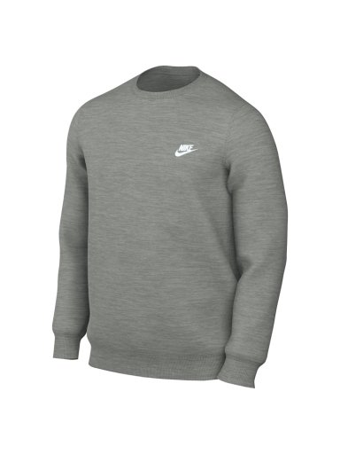 POLERÓN HOMBRE NIKE FN3886-063 GRIS CUELLO REDONDO CLUB - 6