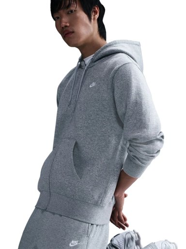POLERÓN CON CIERRE HOMBRE NIKE FN3861-063 GRIS CLUB - 3