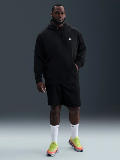 POLERÓN ALGODÓN HOMBRE NIKE NEGRO CLUB - 1