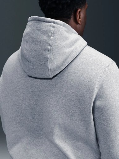 POLERÓN HOMBRE NIKE FN3859-063 GRIS HOODIE CLUB - 4
