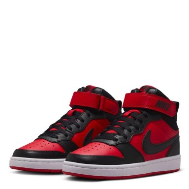 ZAPATILLAS INFANTIL NIKE CASUALES ROJO COURT BOROUGH MID 2 - 2