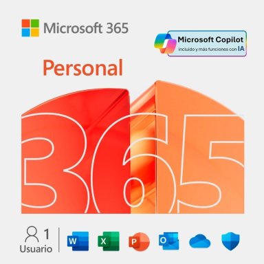 SOFTWARE MICROSOFT OFFICE 365 PERSONAL 12 MESES DIGITAL - 1