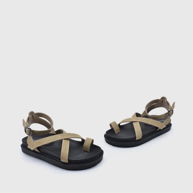 SANDALIAS MUJER BARBADOS CUERO BASCA - 2
