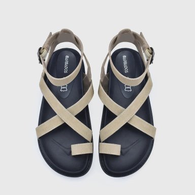 SANDALIAS MUJER BARBADOS CUERO BASCA - 4
