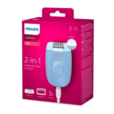 DEPILADORA PHILIPS CONVENCIONAL EPILATOR SERIES 4000 BRE247/00 - 4