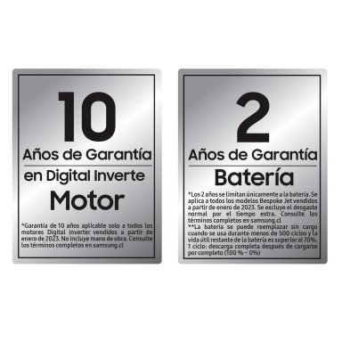 ASPIRADORA VERTICAL SAMSUNG INALÁMBRICO STICK BESPOKE AI JET LITE - 11