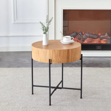 MESA LATERAL RIPLEY HOME CROVETTO CAFÉ - 5