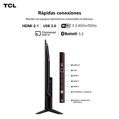 SMART TV TCL QLED 4K UHD 50” 50T6C - 10