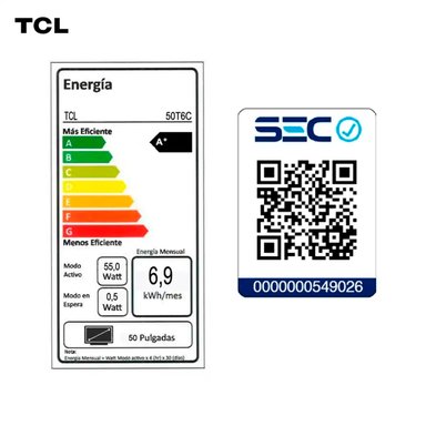 SMART TV TCL QLED 4K UHD 50” 50T6C - 12