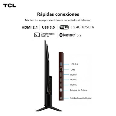 SMART TV TCL LED 4K UHD 55” 55V6C - 10