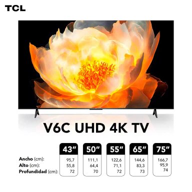 SMART TV TCL LED 4K UHD 55” 55V6C - 11