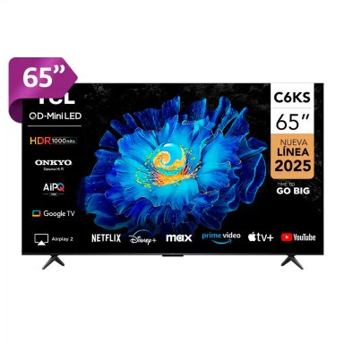 SMART TV TCL QLED MINI LED 4K UHD 65” 65C6KS - 1