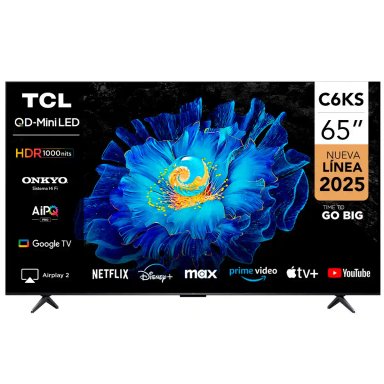 SMART TV TCL QLED MINI LED 4K UHD 65” 65C6KS - 2