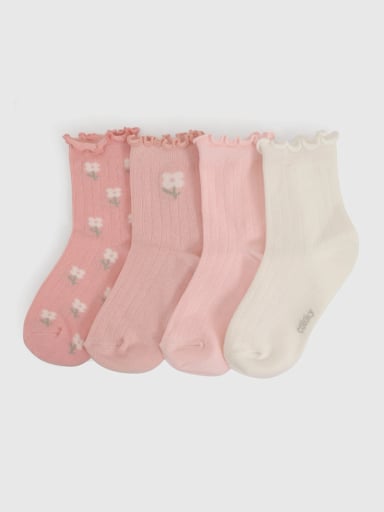 PACK X4 CALCETINES NIÑA COLLOKY - 1