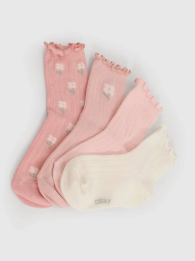 PACK X4 CALCETINES NIÑA COLLOKY - 3