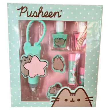 SET MAQUILLAJE GIFT CON FUNDA PUSHEEN AQUA - 1