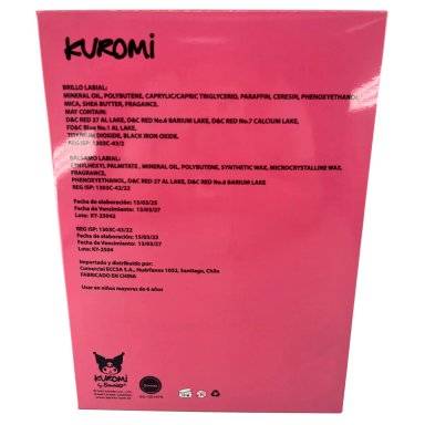 SET BOTELLA + 4 LABIALES KUROMI - 2