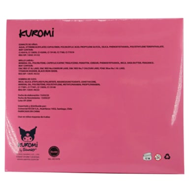 SET SOMBRAS + 4 ESMALTES + LIP BALM KUROMI - 2