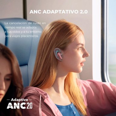 AUDÍFONOS SOUNDCORE TRUE WIRELESS LIBERTY 4 NC BLUETOOTH ROSADO - 4