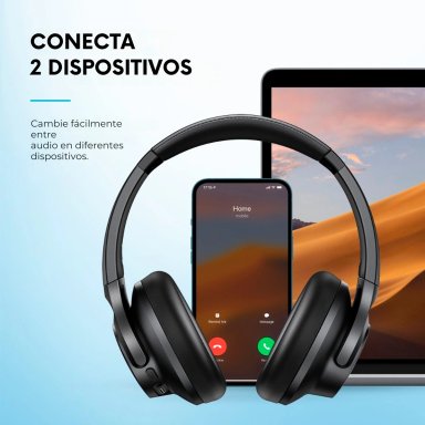 AUDÍFONOS SOUNDCORE ON EAR LIFE Q20I BLUETOOTH NEGRO - 9