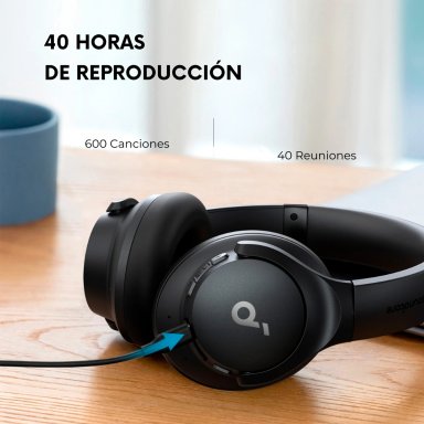AUDÍFONOS SOUNDCORE ON EAR LIFE Q20I BLUETOOTH NEGRO - 10