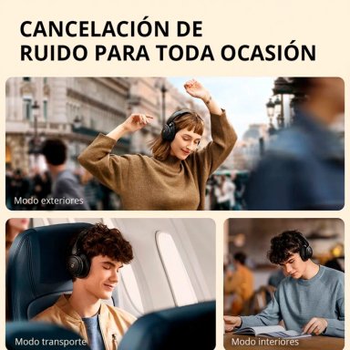 AUDÍFONOS SOUNDCORE ON EAR LIFE Q30 BLUETOOTH NEGRO - 5