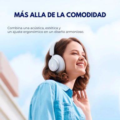 AUDÍFONOS SOUNDCORE ON EAR SPACE Q45 BLUETOOTH BLANCO - 6