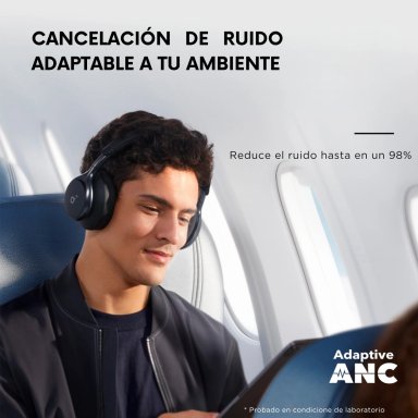 AUDÍFONOS SOUNDCORE ON EAR SPACE ONE BLUETOOTH NEGRO - 5