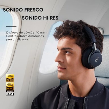 AUDÍFONOS SOUNDCORE ON EAR SPACE ONE BLUETOOTH NEGRO - 6