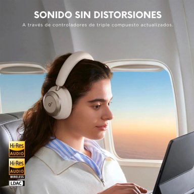 AUDÍFONOS SOUNDCORE ON EAR SPACE ONE PRO BLUETOOTH BLANCO - 5