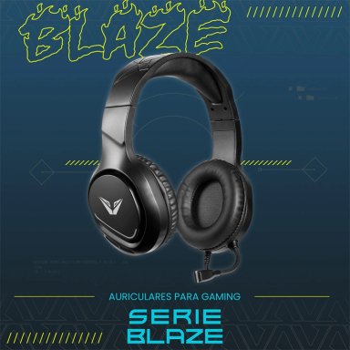 AUDÍFONOS VOLKANO ON EAR VX GAMING SERIE BLAZE - 6