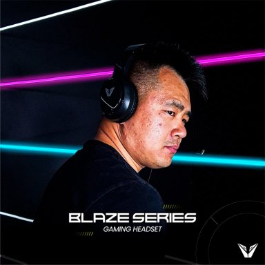 AUDÍFONOS VOLKANO ON EAR VX GAMING SERIE BLAZE - 8