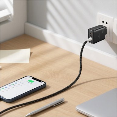 CARGADOR DE CELULAR 65W VOLKANO - 6