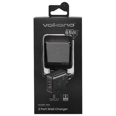 CARGADOR DE CELULAR 65W VOLKANO - 8