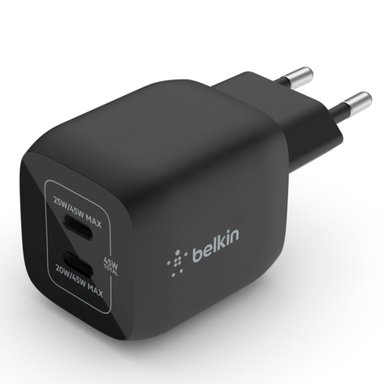 CARGADOR CELULAR BELKIN 45W MAX 2X USB-C NEGRO - 5