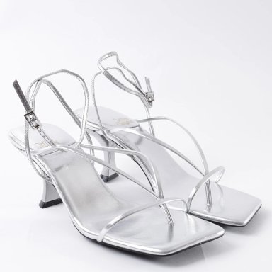 SANDALIAS MUJER JEFFREY CAMPBELL PLATEADO FLUXX  - 2