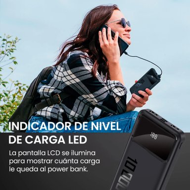 BATERÍA PORTÁTIL VOLKANO SERIE PUNCH 10000MAH - 3