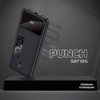 BATERÍA PORTÁTIL VOLKANO SERIE PUNCH 10000MAH - 5