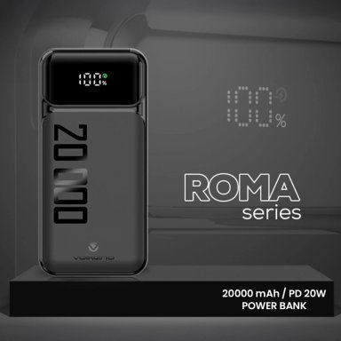 BATERÍA PORTÁTIL VOLKANO SERIE ROMA 20000MAH - 4