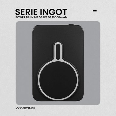 CARGADOR VOLKANO SERIE INGOT VKX-9031-BK MEAGSAFE 10000MAH - 5