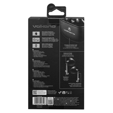 AUDÍFONOS VOLKANO IN EAR SERIE SLEEK BLUETOOTH - 9