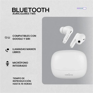 AUDÍFONOS VOLKANO IN EAR SERIE JUPITER BLUETOOTH - 9