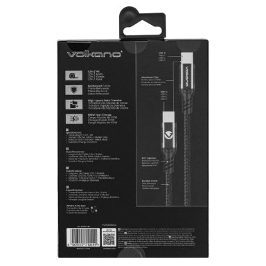 CABLE USB C 100W VOLKANO SERIE WEAV - 8