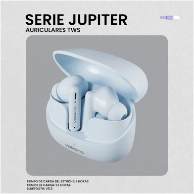 AUDÍFONOS VOLKANO IN EAR SERIE JUPITER BLUETOOTH - 8